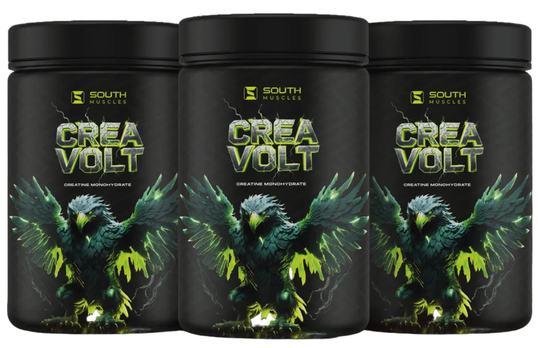 3x CREATINE monohydrate (60 serv)